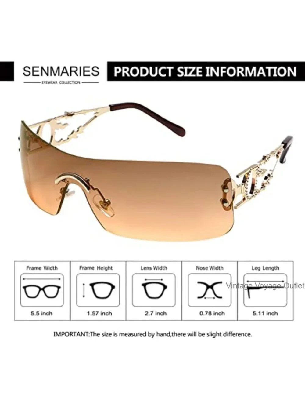 Y2K Rectangle Sunglasses Women Men Vintage Flame Design Metal Frame UV400